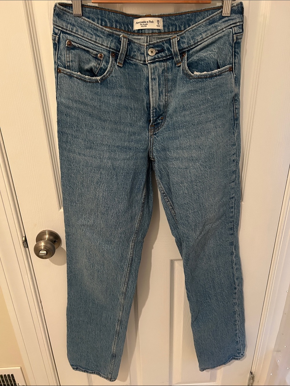 Abercrombie & Fitch The Straight Mid Rise 28/6L